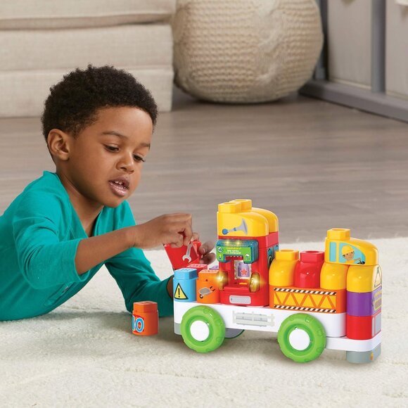 Leapfrog Leap Builders Block 123 Fix-It Truck (French Version) 2 Ans+ New in Box - Picture 12 of 16